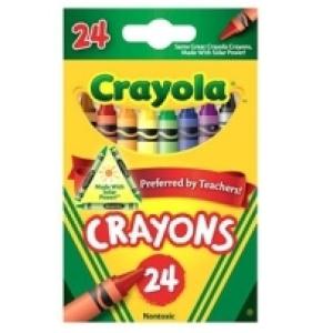 크레욜라 일반크레용24색 무독성크레파스