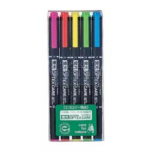 제브라 옵텍스케어 형광펜 5색 세트 수성