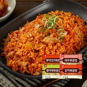 천일 인기 볶음밥 5봉 + 5봉 총10봉 골라담기 /김치/햄야채/새우/베이컨김치