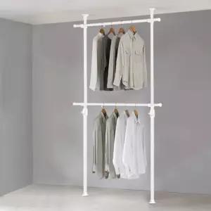 왕자 화이트2단행거(32mm)