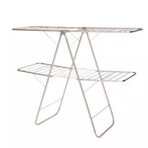 Y형 올 스텐레스 2단 빨래건조대