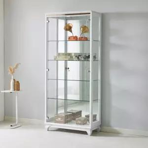 이지-프리미엄 800-5단 유리 장식장 거실진열장 피규어장