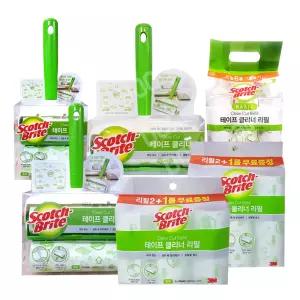 3M 테이프 클리너 중형/대형 핸들1+리필5 돌돌이 머리카락 크리너 먼지제거