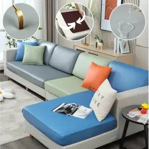 홈메이드 분리형 방수 쇼파커버 가죽 소파덮개 패드 방석 등받이 커버 리폼 천갈이