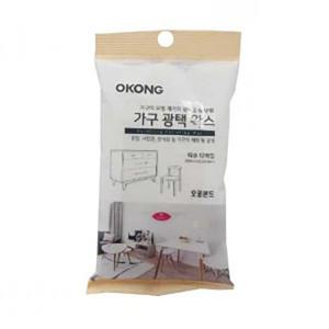 오공 가구 광택 왁스 일회용 크린 광택티슈 물휴지 오염제거