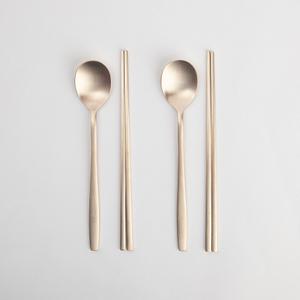 서촌유기 2인용 부부수저 방짜 유기 수저세트 부모님선물 칠순 팔순 답례품