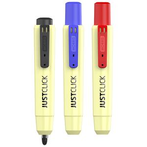 모리스 저스트클릭 유성매직 M2 낱개 노크식 볼펜식 뚜껑없이 사용하는