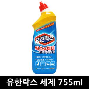 유한락스 락스와 세제 다목적용 755ml x 12개 / 세정제 청소