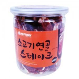 뉴트리오 소고기연골 스테이크(통) 300g,애견용간식 캣츠앤독
