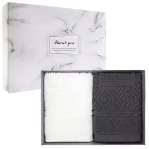 호텔 인테리어 클래식 욕실 발매트 2P 발수건 선물세트