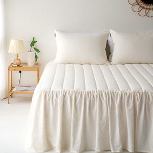 마이크로모달 / 세미워싱 레이스 침대스커트 베드스커트 (SS/Q/K) 4color 침대커버