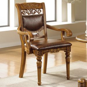 SL겔러리 그리스 암체어 엔틱식탁의자 고급PU 엔틱인테리어 팔걸이
