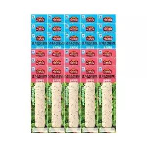 [대림냉장] 닭가슴살 네모나 오리지널 80g x15개 +블랙페퍼 80g x15개