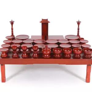 종가집 제사용품 제기그릇 고급 물푸레 제기세트 37p