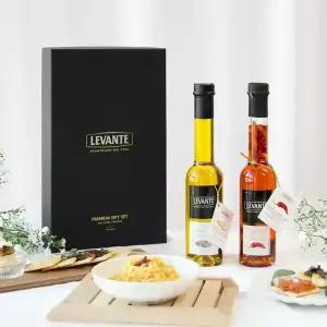 [선물세트] 르반테 화이트 트러플오일 2% 페페론치노 오일 향미유 set + 블랙고급쇼핑백