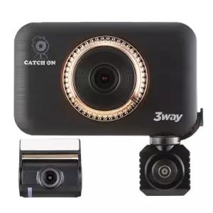 캐치온 3WAY 3채널 와이파이 블랙박스 64GB+동글이