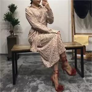 [오노마] ONM 버건디색 꽃잎 셔츠 원피스 가을 하객패션 롱원피스 (S7985890)