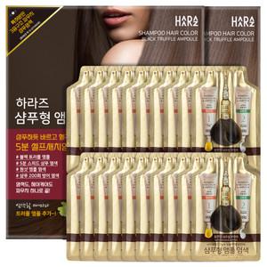 하라즈 샴푸형 새치 염색약 20회분 (4종)