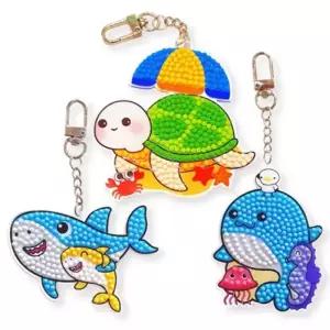 보석십자수 여름 아크릴 가방걸이 3종 택1