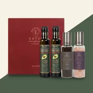 [롯데백화점]잇츠앤 [잇츠앤] 더블 아보카도오일 핑크솔트 통흑후추 뉴롱그라인더 4종 선물세트