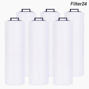 [필터24]듀벨 몬스터필터 수도애 F15 연수기 리필필터 호환 고급형 6개 SET [정품 대비 20% 두께 UP]
