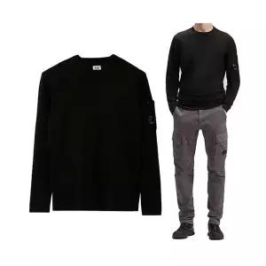 CP컴퍼니 렌즈와펜 니트 10CMKN139A 004037A 999