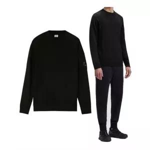 CP컴퍼니 렌즈 크루넥 니트 10CMKN146A 004037A 999