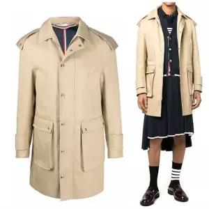 톰브라운 메킨토시 삼선 레인 코트 MOT079A 00249 282