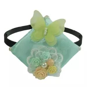 [보리보리/예가한복]머리띠 GA 4-37 사각나비민트