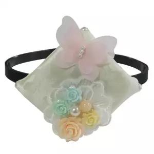 [보리보리/예가한복]머리띠 GA 4-39 사각나비흰색