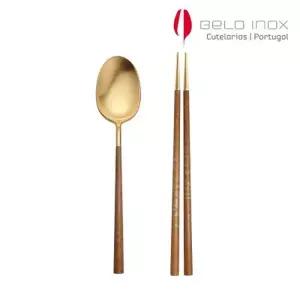 [텐바이텐]네오 마호가니골드 한식 2종 세트 오발_(1050519)