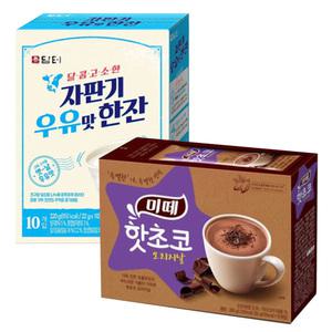 담터 자판기 우유맛 한잔 (22gx10포) + 미떼 핫초코 오리지널 (30gx10포)