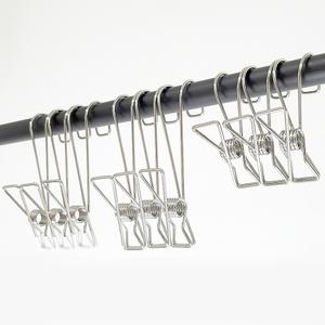 미끄럼방지 스텐 집게 고리 고무장갑 봉걸이