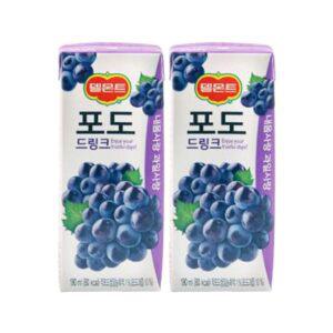 [기타]델몬트 포도 드링크 190ml 48팩