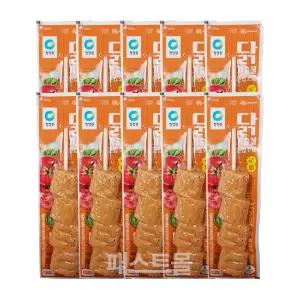 청정원 닭가슴살 한입꼬치(로제) 80g 10개