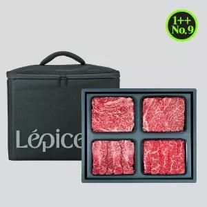 [롯데백화점]선비한우 1++9 최고등급 한우세트(1.6kg,등심+불고기+국거리+장조림,각400g)