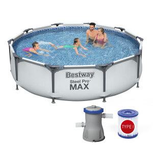 BW 56408 원형 프레임 물놀이 풀장 세트 305x76cm