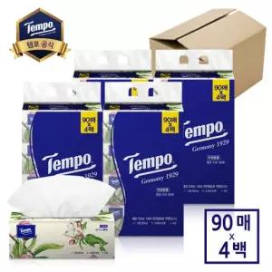 템포티슈 소프트팩 미용티슈 90매 4개입 x 4개  총16개)