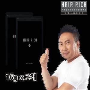 박명수헤어리치 흑채(리필용) 리필팩16g x 2개