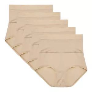 아이엠속옷 밤부모달 복대 팬티 5p 얇고 부드러운 여성 빅사이즈 똥배 팬티