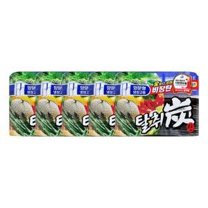 애경 냉장고 탈취제 탈취탄 양문형 냉장실용 240g X 5개