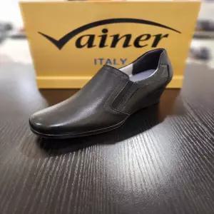 바이네르 320D 흑색 베이지색 여성 컴포트화 5cm