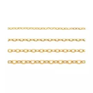 14k 체인목걸이 모줄 0.3타입 체인줄