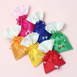 [박씨상방] 비단실크 복주머니 소A (색상다양)