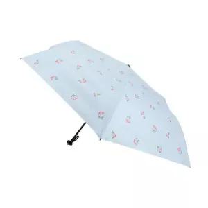 [롯데백화점]루이까또즈 초경량 카본 3단 슬림 50 체리 스트라이프 파우치 암막코팅 우양산 MULQU60082