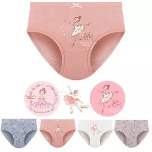 [하프클럽/제이투와이]초등학생팬티 여아팬티 무형광팬티 순면100 삼각팬티 5매