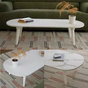 아소르띠 국산 라운드형/타원형 6단 접이식 좌식 테이블 라운드형 식탁 거실 소파 커피 좌탁 밥상