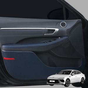 루젠 쏘나타 디 엣지 도어커버 가죽