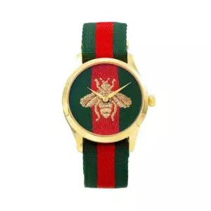 구찌 YA126487 (YA126487B) G타임리스 남녀공용 쿼츠 38mm