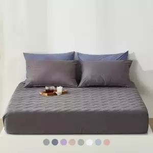 [벨로코]순면 스테이 누빔매트리스커버 슈퍼싱글SS